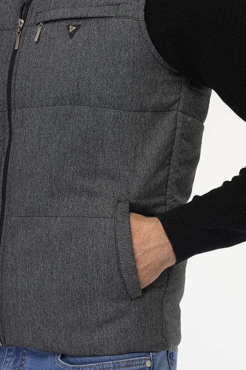 Regular Fit Vest Gray