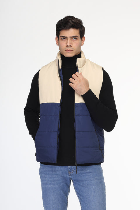 Regular Fit Vest Beige