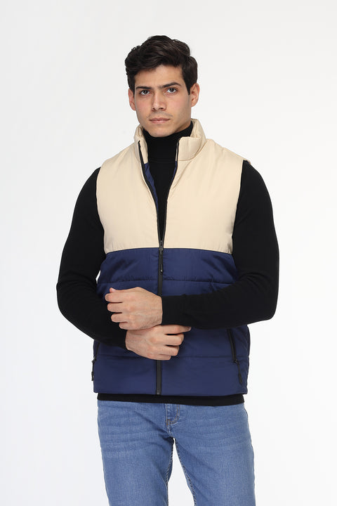 Regular Fit Vest Beige