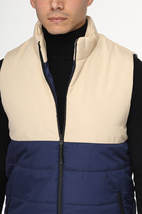 Regular Fit Vest Beige
