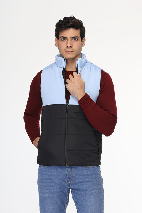 Regular Fit Vest Light Blue