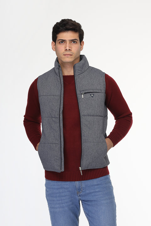Regular Fit Vest Blue