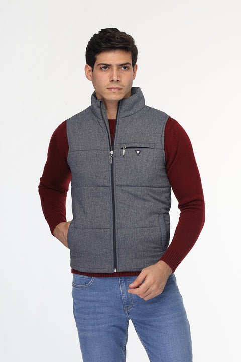 Regular Fit Vest Blue