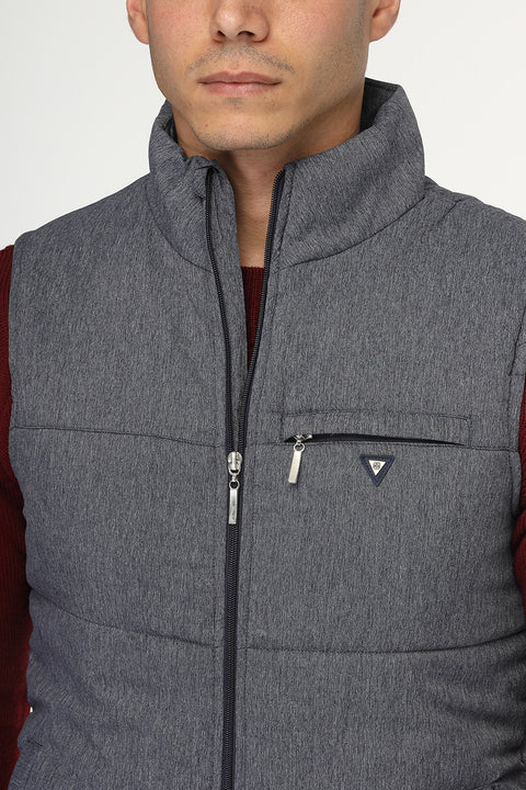 Regular Fit Vest Blue
