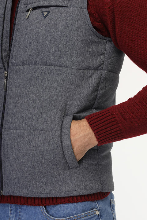 Regular Fit Vest Blue