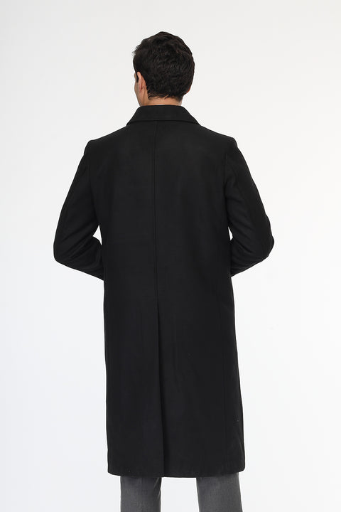 Regular Fit Coat Black