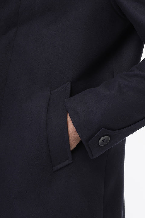 Regular Fit Coat Dark Blue