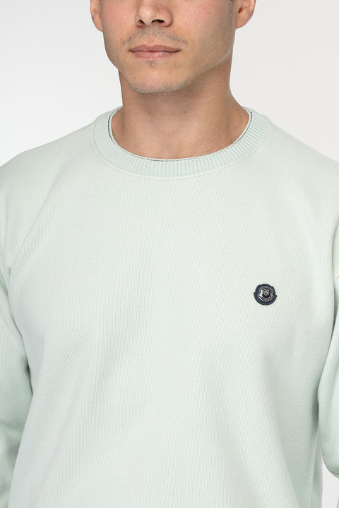 Regular Fit Sweat Shirt Light Green