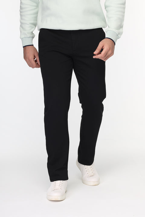 Slim Straight Chino Black