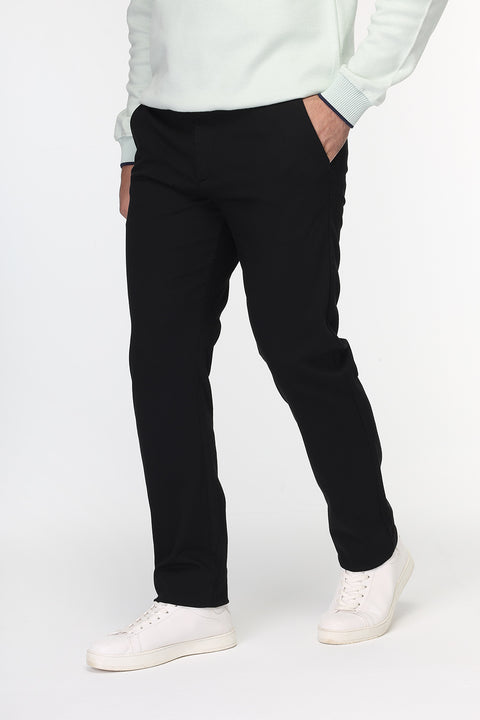 Slim Straight Chino Black