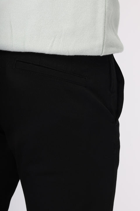 Slim Straight Chino Black