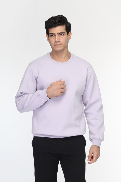 Regular Fit Sweat Shirt Light Purple