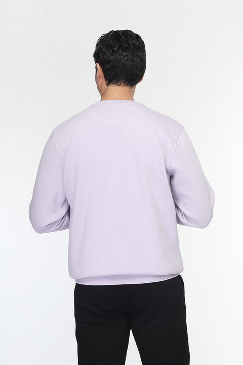 Regular Fit Sweat Shirt Light Purple