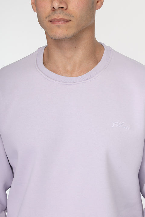 Regular Fit Sweat Shirt Light Purple