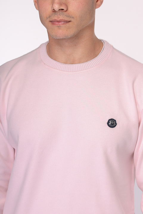 Regular Fit Sweat Shirt Rose