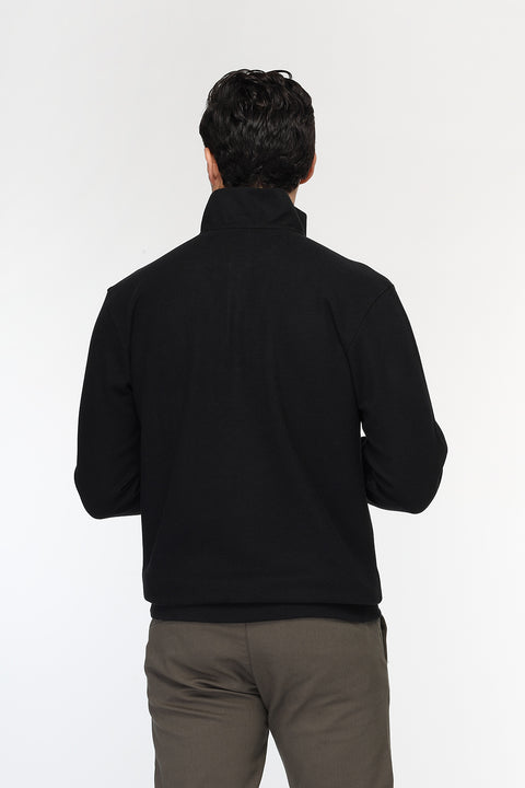 Regular Fit Sweat Shirt Black