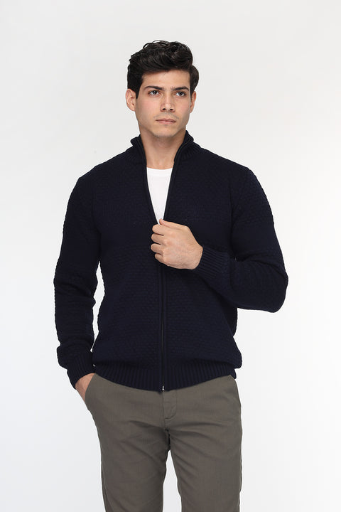 Regular Fit Pullover Dark Blue