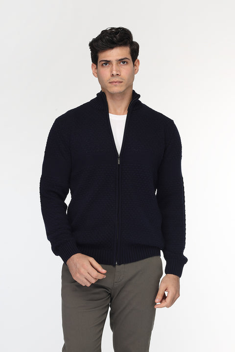 Regular Fit Pullover Dark Blue