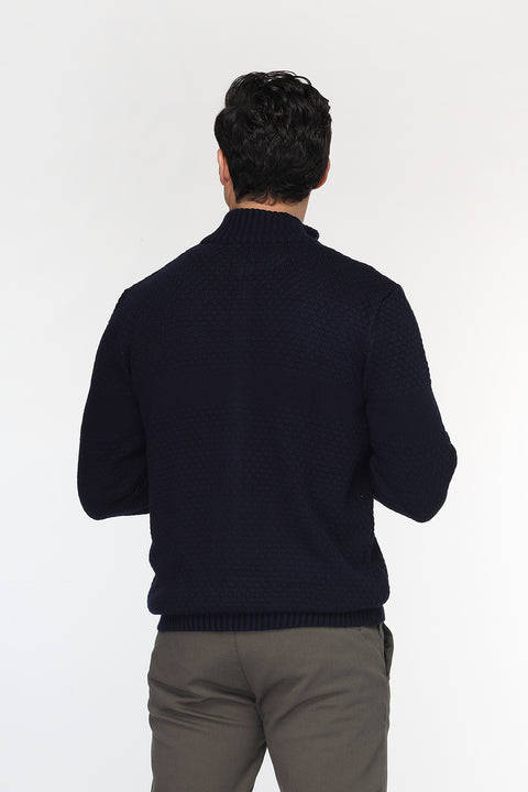 Regular Fit Pullover Dark Blue