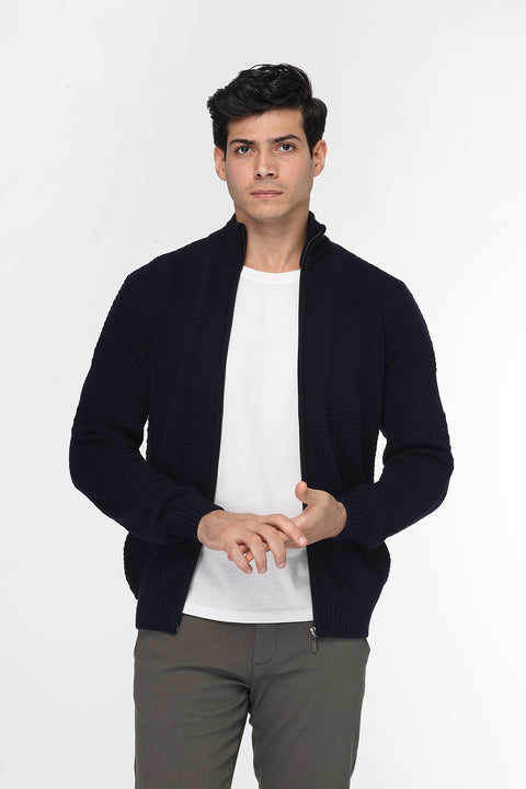 Regular Fit Pullover Dark Blue
