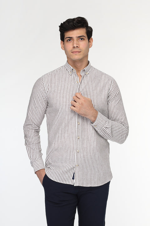 New Fit Shirt Brown