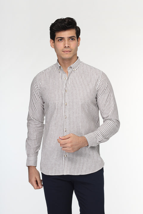 New Fit Shirt Brown