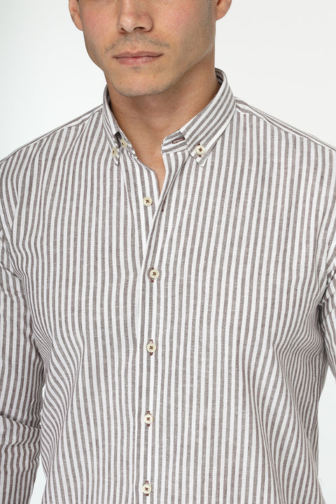 New Fit Shirt Brown