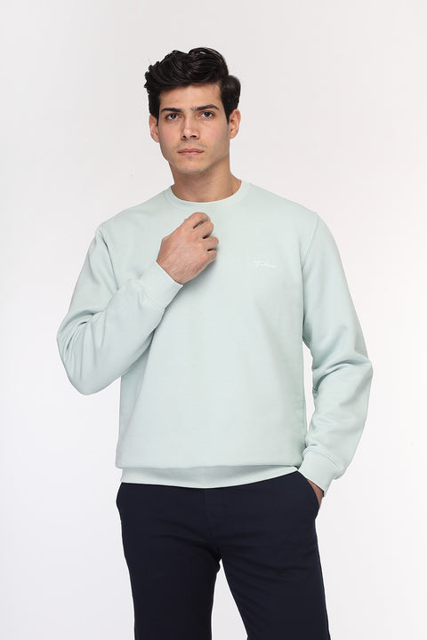 Regular Fit Sweat Shirt Green