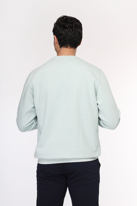 Regular Fit Sweat Shirt Green