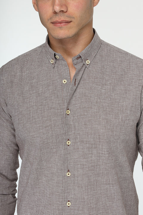 New Fit Shirt Brown