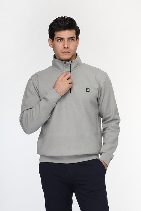 Regular Fit Sweat Shirt Gray