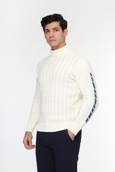 Regular Fit Pullover Off White