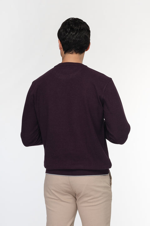 Regular Fit Sweat Shirt Maroon
