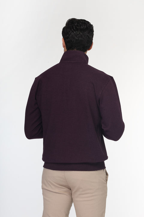 Regular Fit Sweat Shirt Maroon