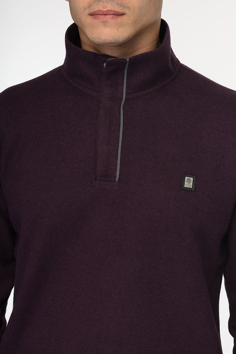 Regular Fit Sweat Shirt Maroon