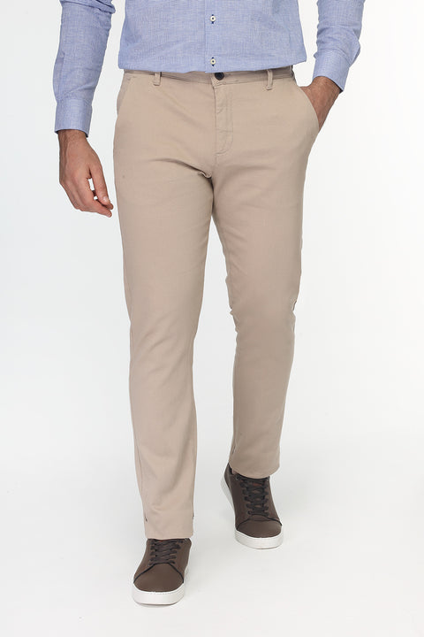 Slim Straight Chino Beige