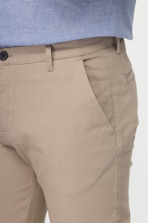 Slim Straight Chino Beige