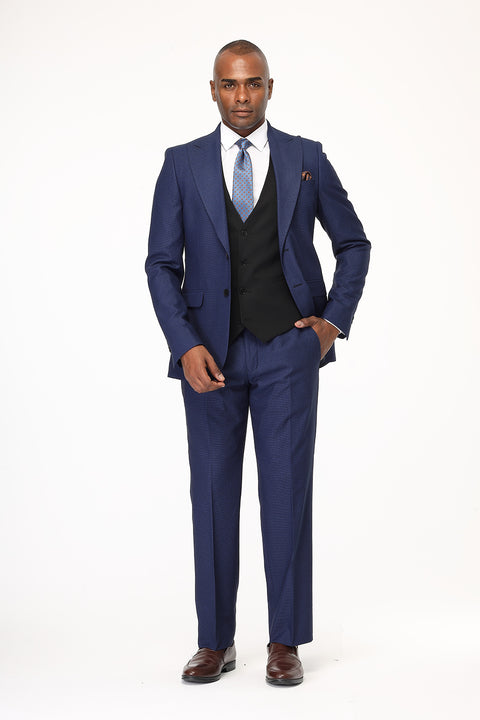 Slim Fit Suit Blue