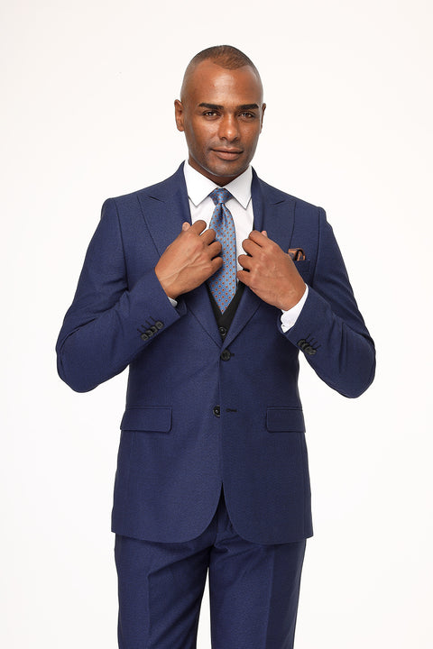 Slim Fit Suit Blue
