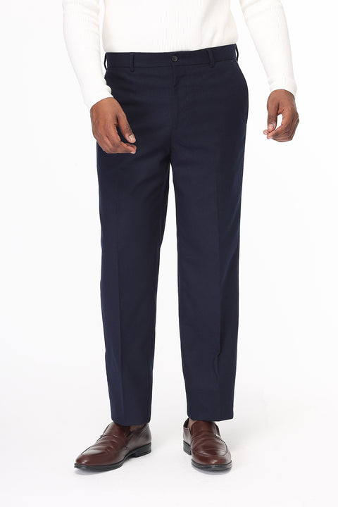 Regular Fit Classic Pants Dark Blue