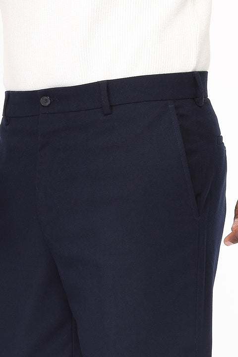 Regular Fit Classic Pants Dark Blue