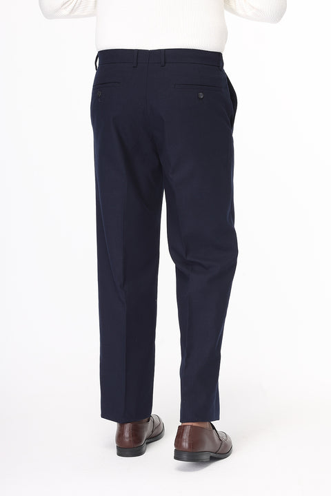 Regular Fit Classic Pants Dark Blue