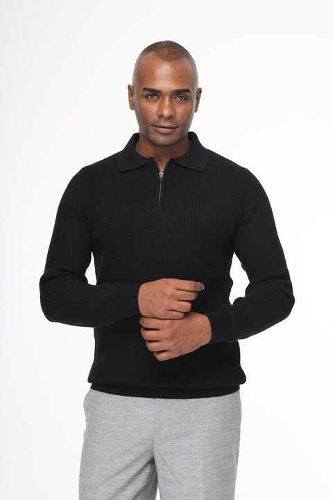 Regular Fit Pullover Black