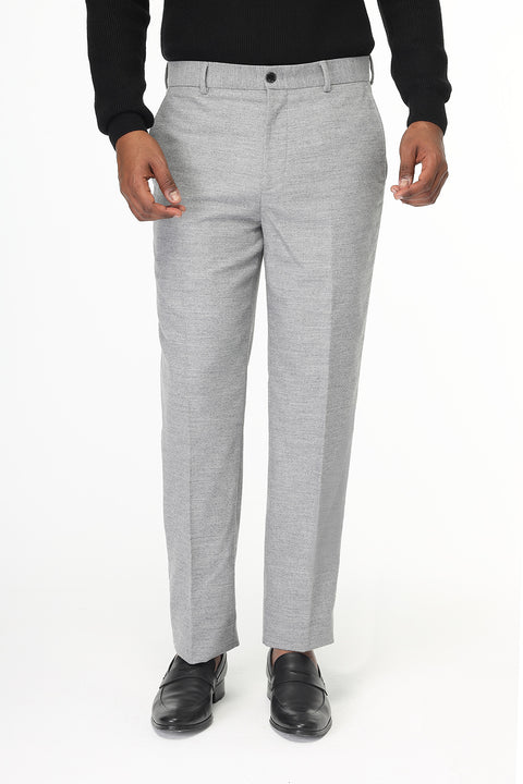 Regular Fit Classic Pants Light Gray