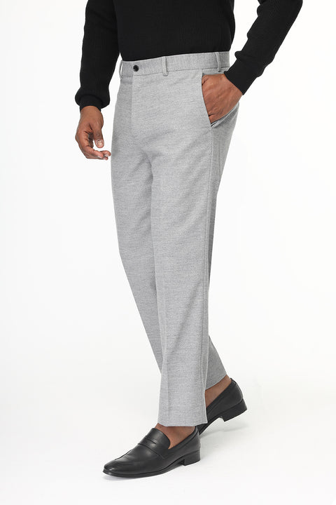 Regular Fit Classic Pants Light Gray