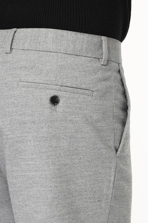 Regular Fit Classic Pants Light Gray