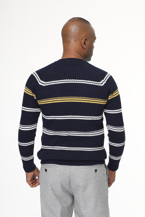 Regular Fit Pullover Dark Blue