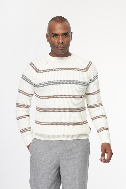 Regular Fit Pullover Beige