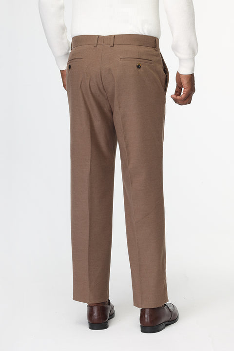 Regular Fit Classic Pants Beige