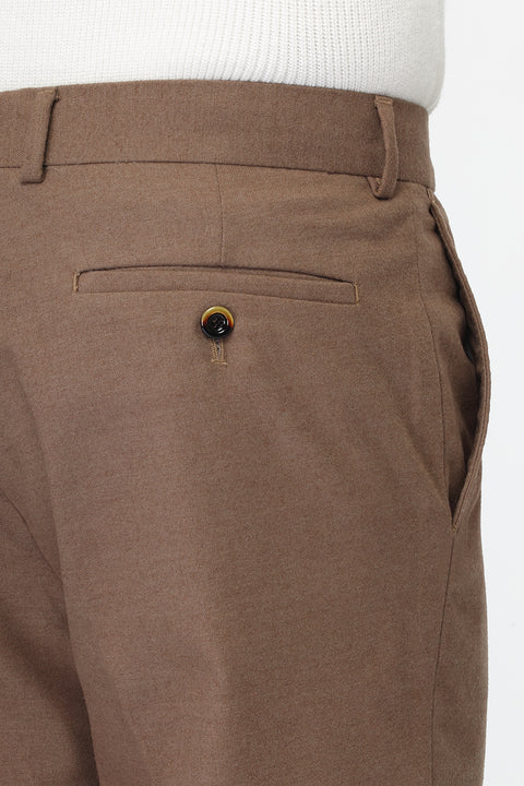Regular Fit Classic Pants Beige